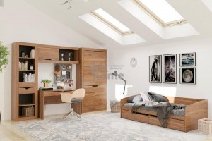 Модульная детская Гарда Дуб галифакс Табак (SBK-Home)